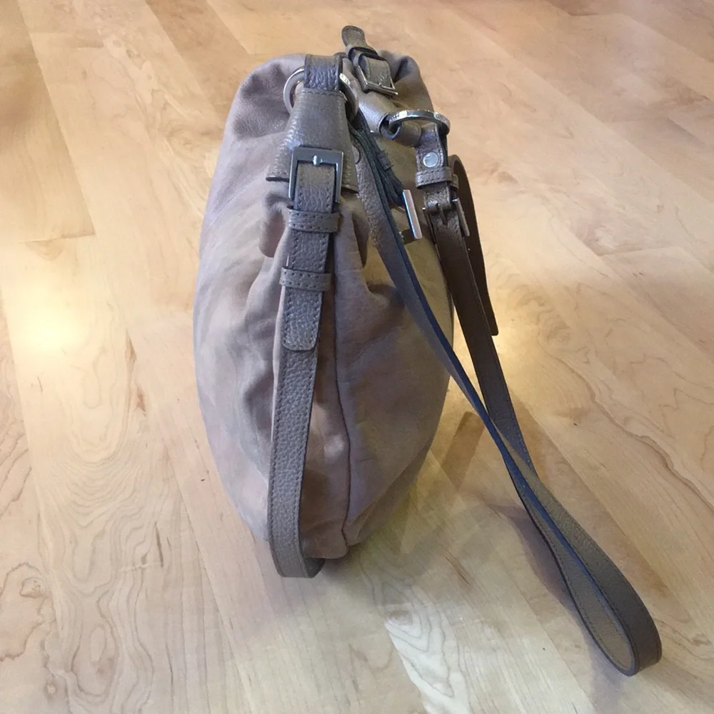 Kesslord Vintage Leather Hobo Crossbody